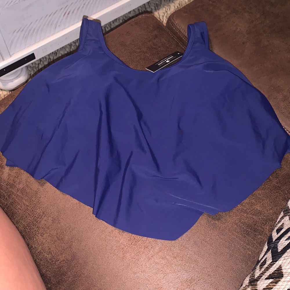 NWT Blue Bikini Top